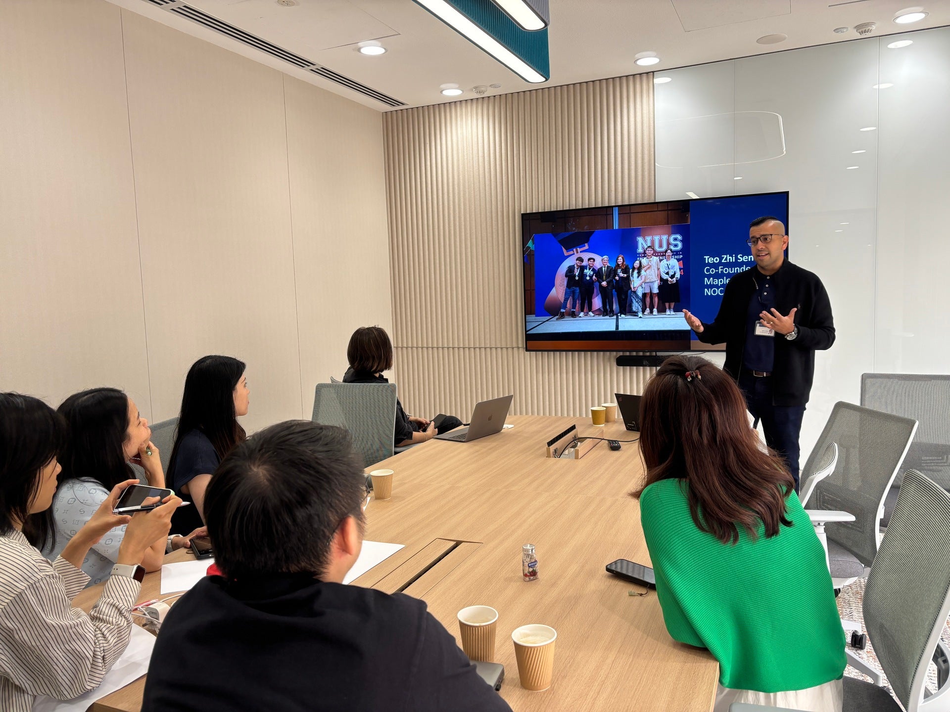 Sharing session with NUS Enterprise Academy team