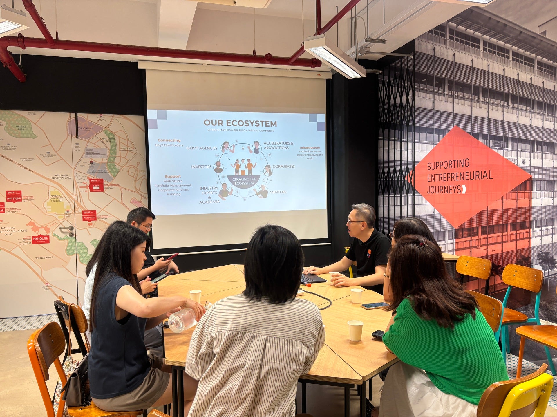 Sharing session with BLOCK71 team